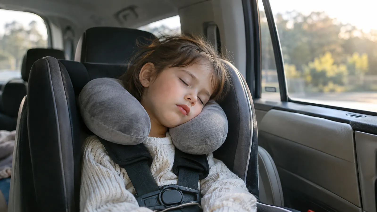The Travel Pillow That Finally Let Our Kid Sleep in the Car
