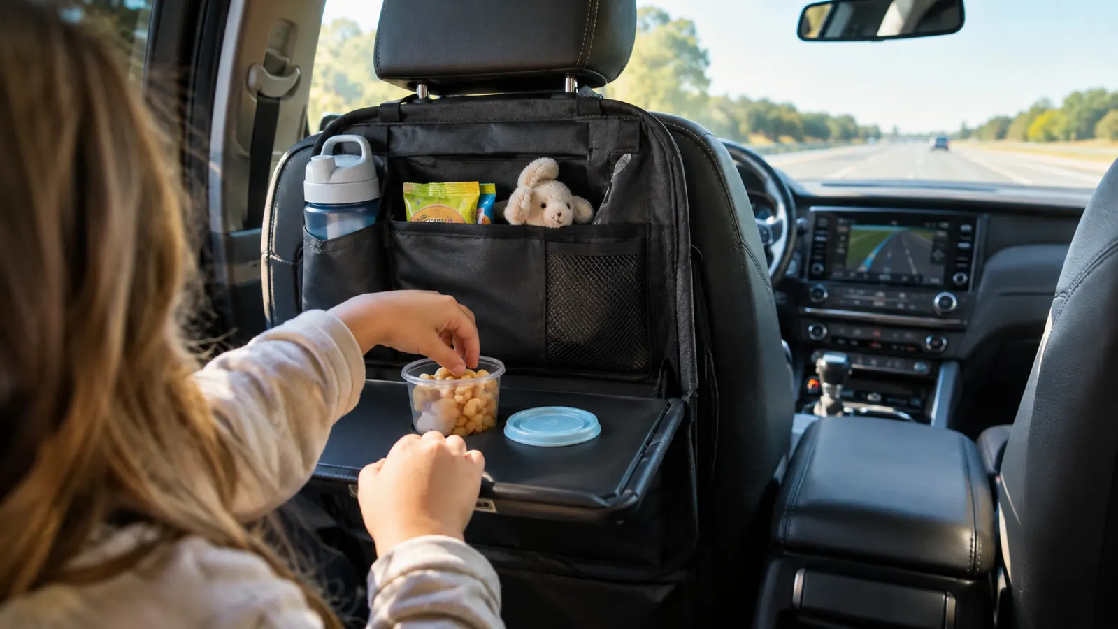 How to Keep Kids Busy on Road Trips with a Backseat Organizer