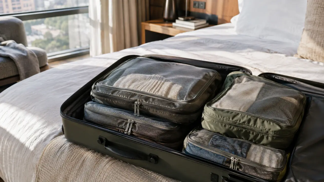 Veken Packing Cubes vs Just Rolling Your Clothes
